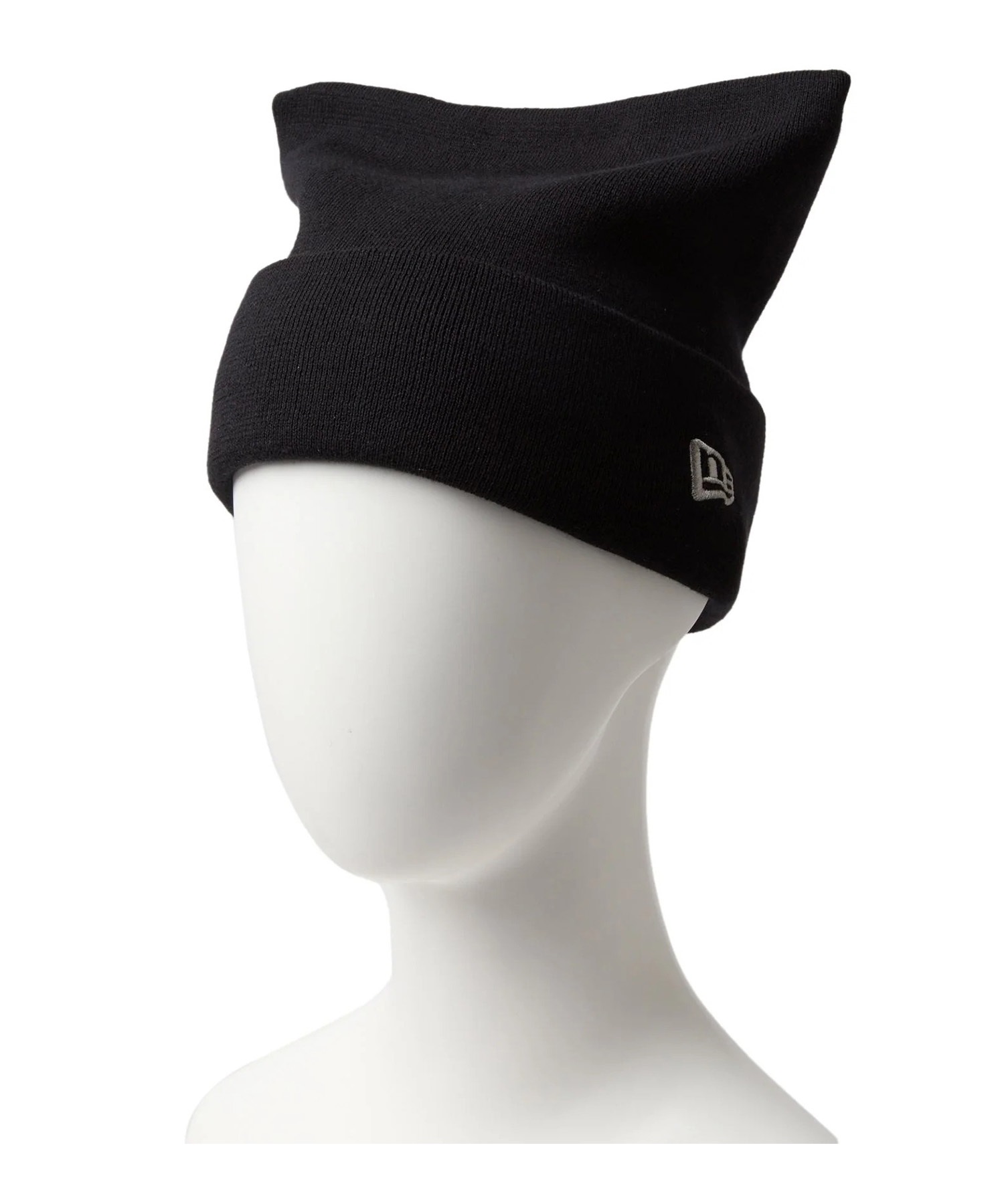 NEW ERA ニューエラ ニット帽 ビーニー ニットキャップ ねこ耳 ロゴ