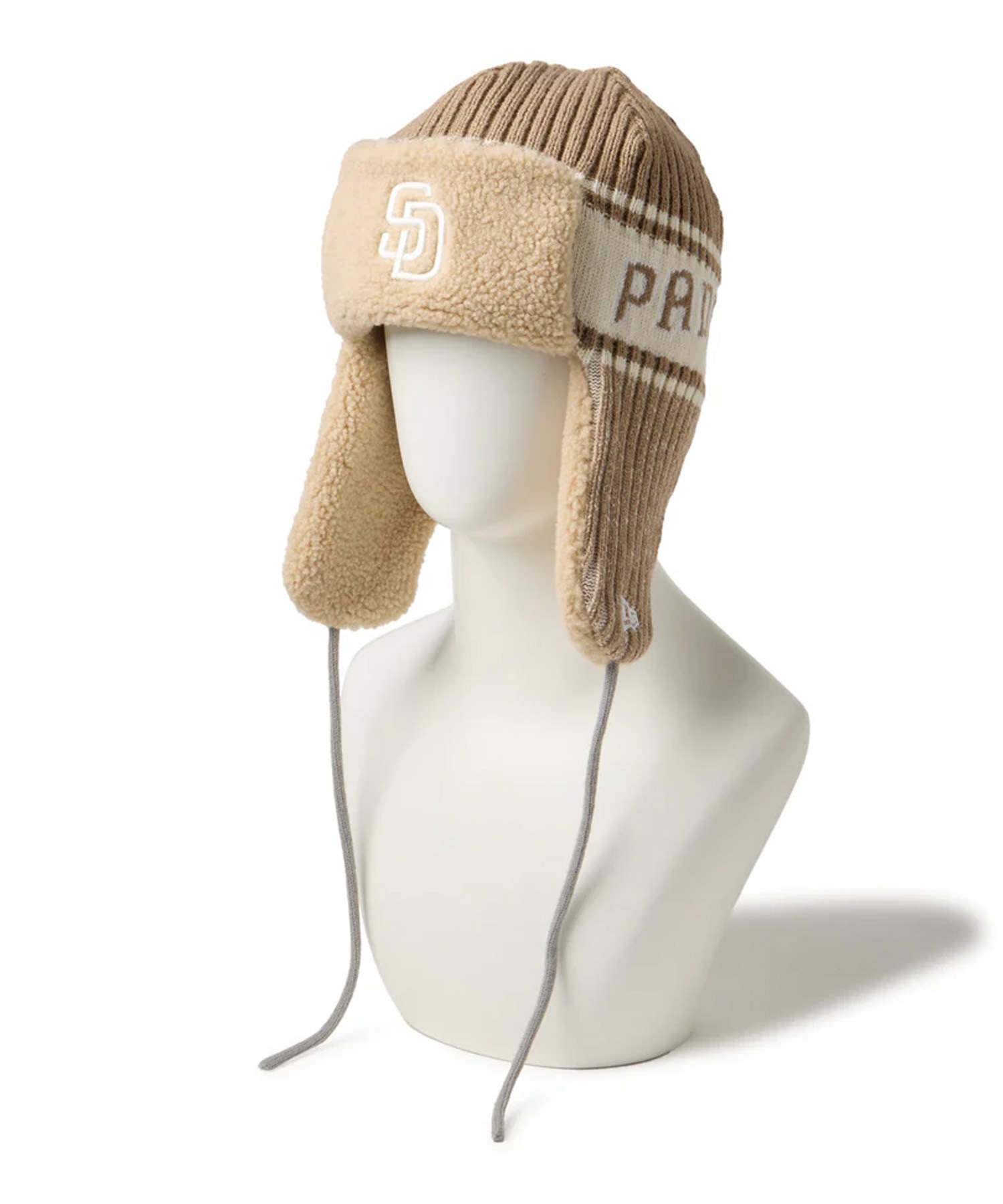 NEW ERA ニューエラ ビーニーニットキャップ ニット トラッパー パドレス NEW ERA ニューエラ ビーニー ニットキャップ ニット帽 帽子 ニット