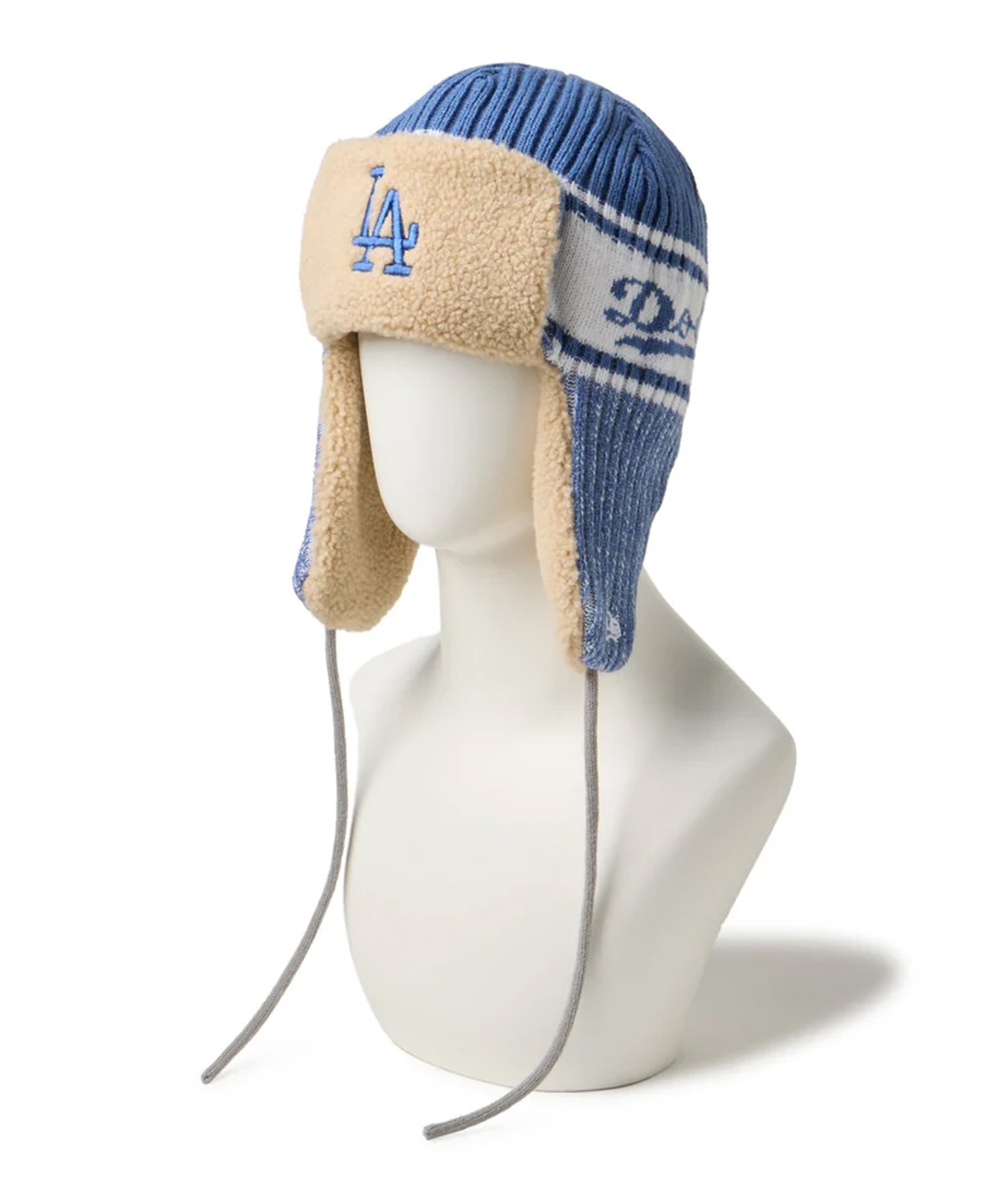 ロサンゼルス・ドジャース ニット帽　トラッパー NEW ERA ニューエラ ビーニー ニットキャップ ニット帽 帽子 ニット