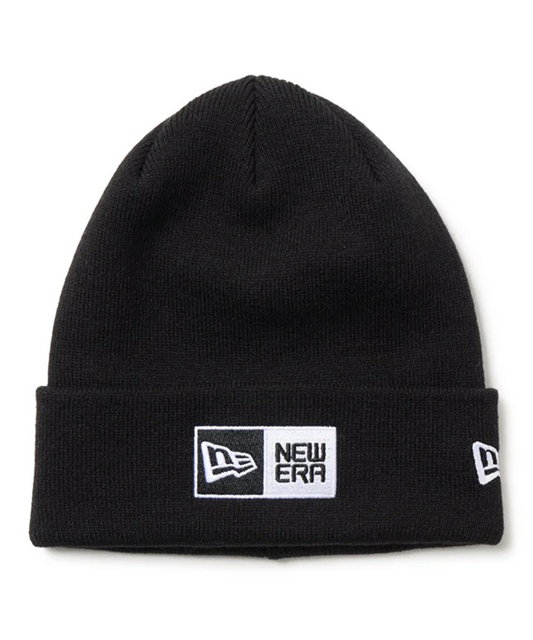 【NEW ERA】ニューエラ＊ニット帽＊ビーニー＊黒＊ロゴ刺繍 NEW ERA ニット帽/ビーニー ファッション｜ムラサキスポーツ公式