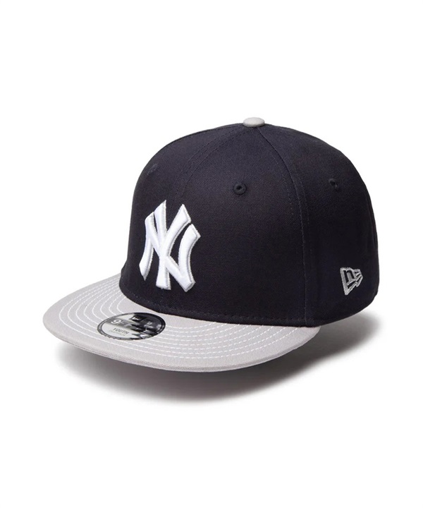 NEW ERA ニューエラ キャップ キッズ ジュニア 子供 帽子 ロゴ フラットバイザー YTH 950 DUCK WH STITCH N 14392002