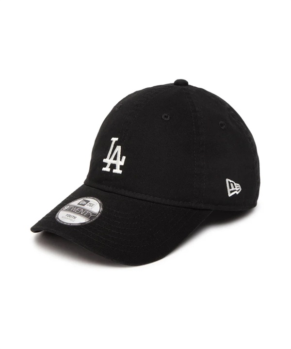 NEW ERA ニューエラ キッズ キャップ 帽子 Youth 9TWENTY ロサンゼルス・ドジャース ミッドロゴ ブラック 14392070