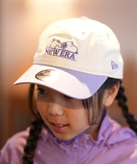 NEW ERA ニューエラ キッズ キャップ 帽子 Youth 9TWENTY PEANUTS クローム ラベンダーバイザー 14432160