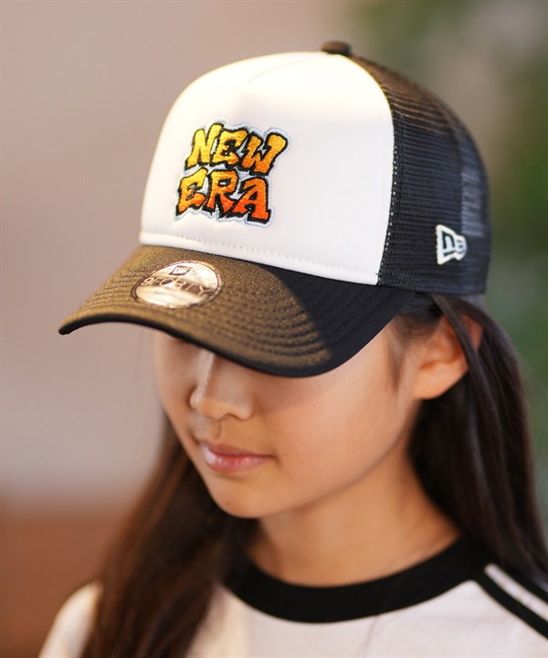 NEW ERA ニューエラ キャップ キッズ YTH940AFTR TP BLK WHT MS 14676871 ムラサキスポーツ限定