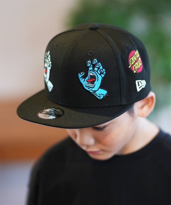 NEW ERA ニューエラ × SANTA CRUZ サンタクルーズ キャップ キッズ YOUTH950 SCRG HAND 14682471 ムラサキスポーツ限定