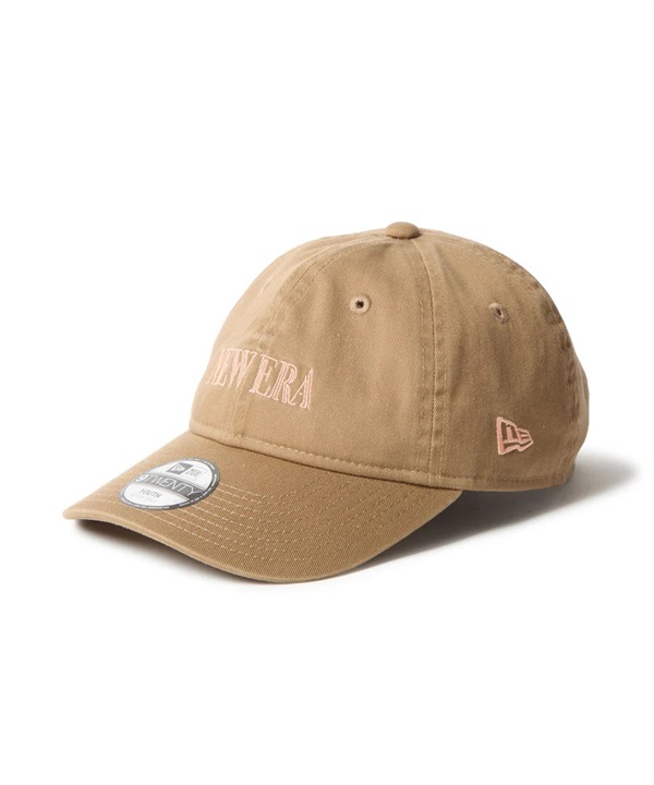 NEW ERA ニューエラ キャップ キッズ ジュニア 子供 帽子 ロゴ 9TWENTY Neon Logo カーキ 14671619