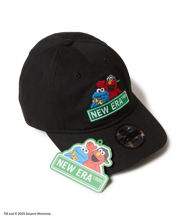 NEW ERA ニューエラ キャップ キッズ ジュニア 子供 帽子 ロゴ 9TWENTY SESAME STREET 14682467