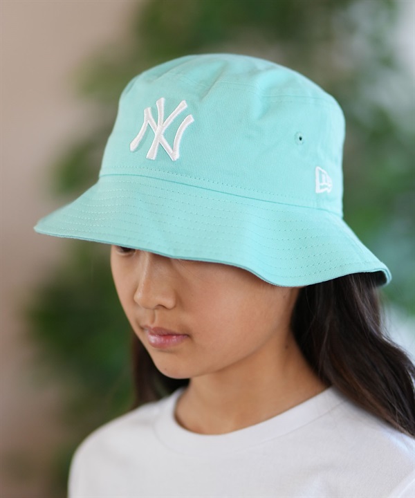 NEW ERA ニューエラ ハット 帽子 キッズ ジュニア 子供 Kid's バケット01 MLB Bucket Hat ニューヨーク・ヤンキース 14392312