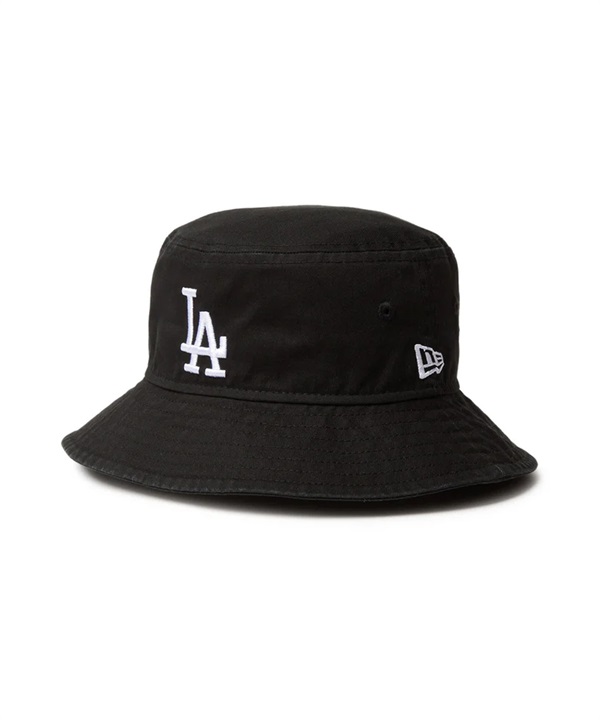 NEW ERA ニューエラ キッズ ハット 帽子 Kid's バケット01 ロサンゼルス・ドジャース ミッドロゴ ブラック 14392314