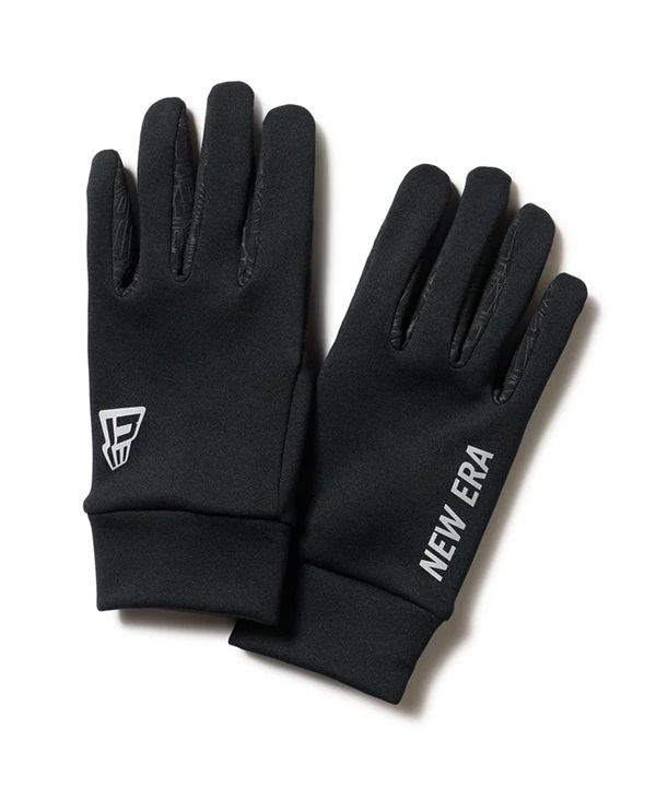 NEW ERA ニューエラ 手袋 キッズ ジュニア 子供 Youth フリース ウォーマーグローブ イータッチ ブラック 14675830