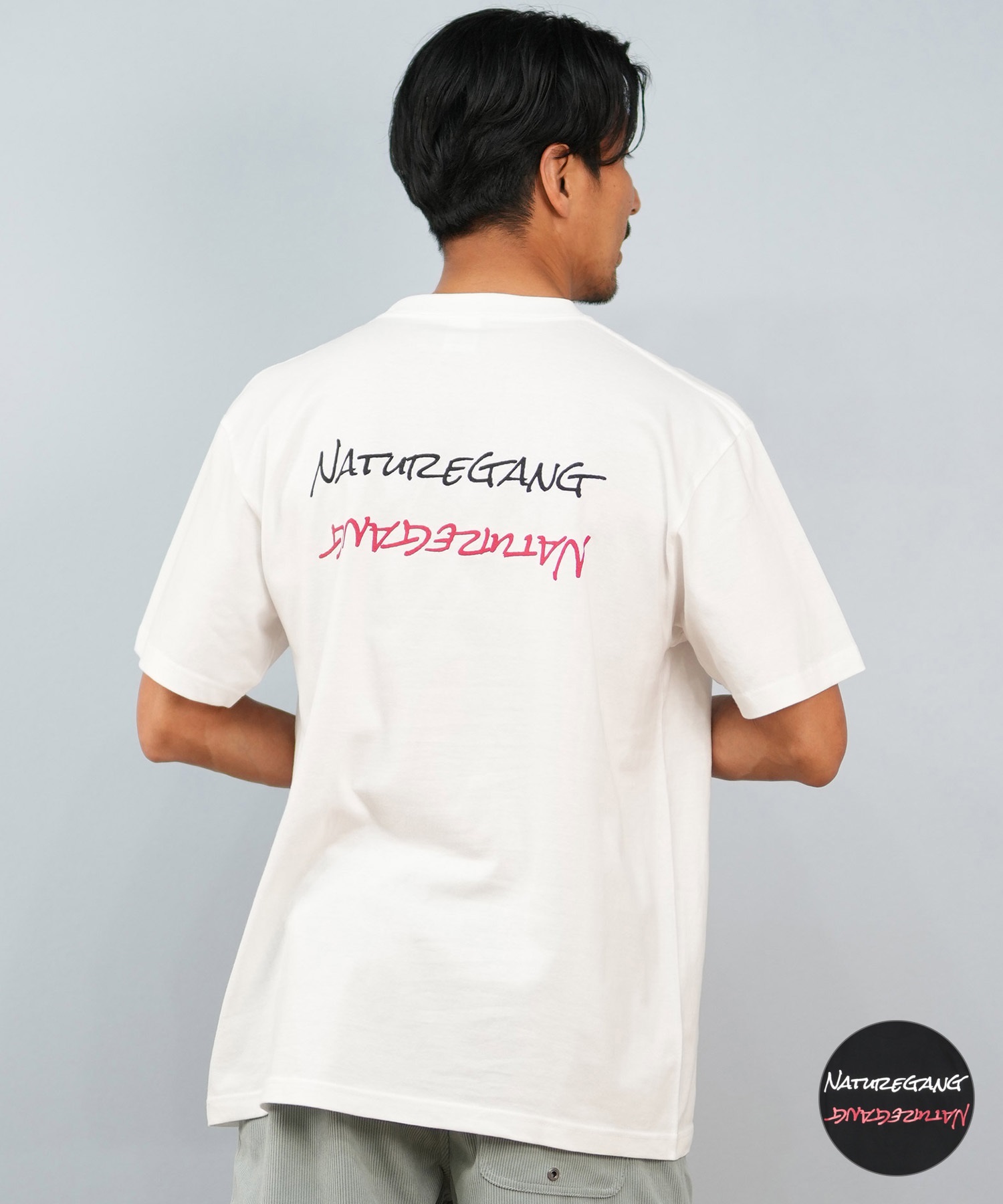 Nature Gang ネイチャーギャング 半袖 Tシャツ メンズ バックプリント ロゴ NG25ST01 ムラサキスポーツ限定