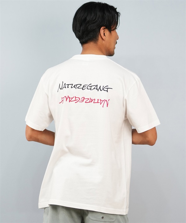 Nature Gang ネイチャーギャング 半袖 Tシャツ メンズ バックプリント ロゴ NG25ST01 ムラサキスポーツ限定