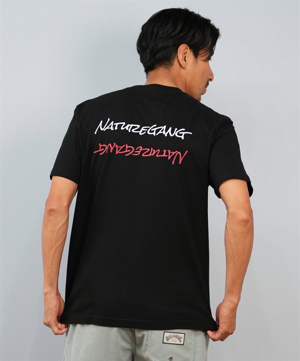 Nature Gang ネイチャーギャング 半袖 Tシャツ メンズ バックプリント ロゴ NG25ST01 ムラサキスポーツ限定