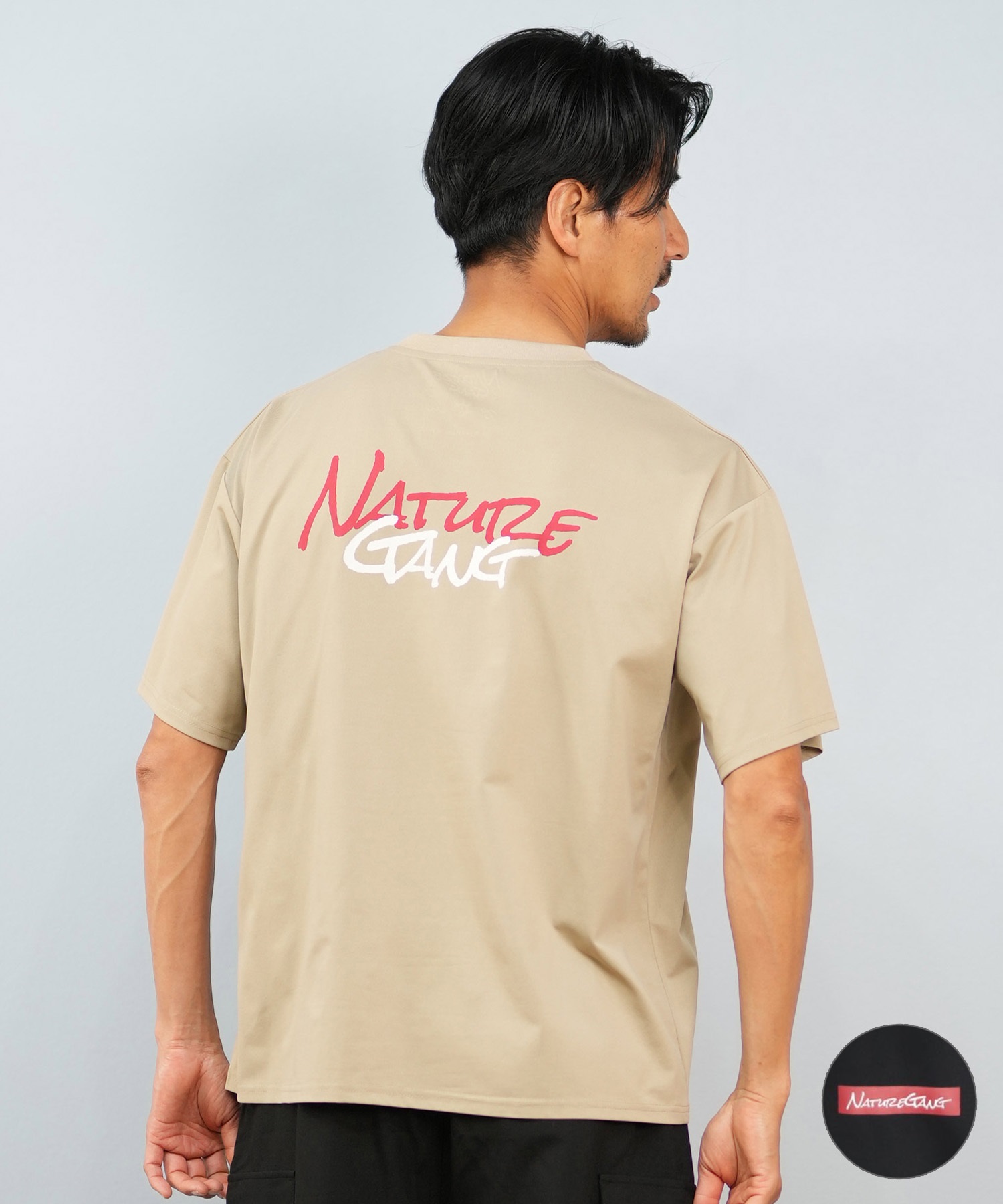 Nature Gang ネイチャーギャング 半袖 Tシャツ メンズ バックプリント ロゴ NG25ST02 ムラサキスポーツ限定