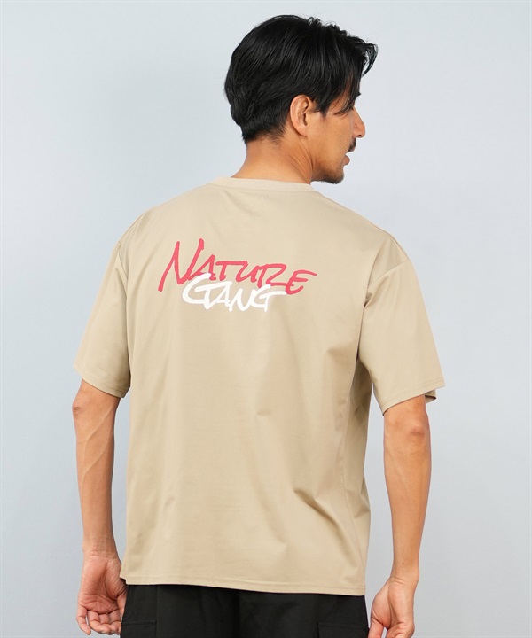 Nature Gang ネイチャーギャング 半袖 Tシャツ メンズ バックプリント ロゴ NG25ST02 ムラサキスポーツ限定