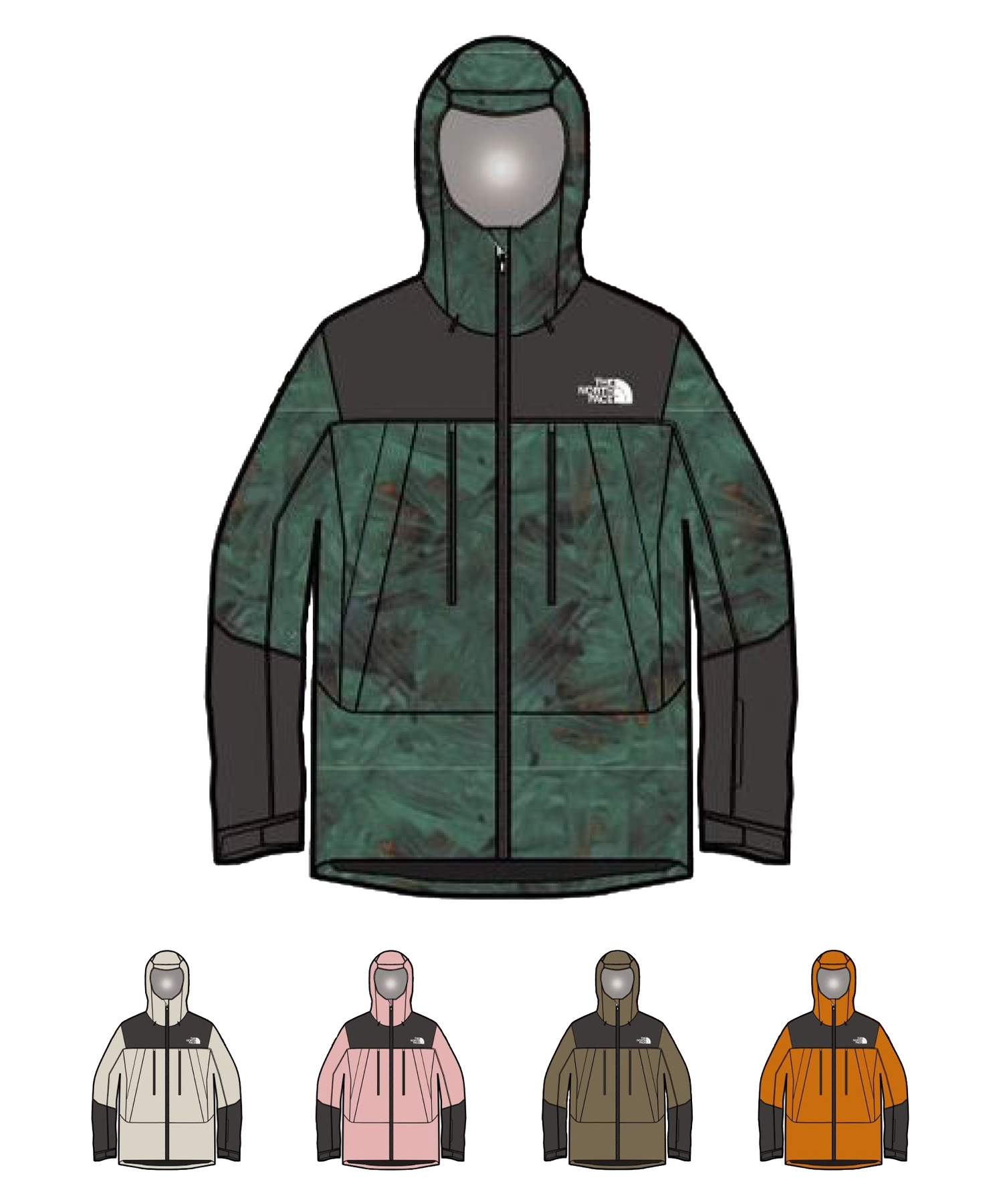 【早期購入/店頭受取対象外】THE NORTH FACE ノースフェイス スノーボード ウェア ジャケット ユニセックス SNOWBIRD TRICLIMATE NS62515 25-26モデル(FI-M)