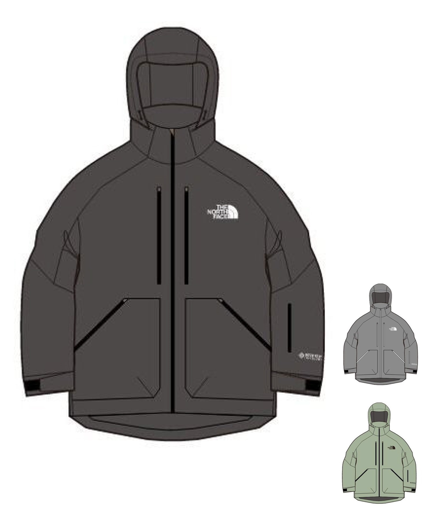 【早期購入/店頭受取対象外】THE NORTH FACE ノースフェイス スノーボード ウェア ジャケット ユニセックス LAYBACK RIDE JACKET NS62512 25-26モデル(AG-M)