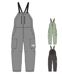 【早期購入/店頭受取対象外】THE NORTH FACE ノースフェイス スノーボード ウェア パンツ ユニセックス LAYBACK RIDE BIB NS62513 25-26モデル MM C28(AG-M)