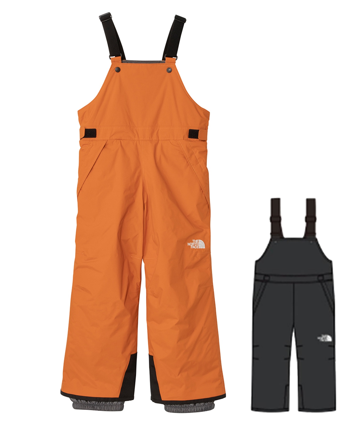 【早期購入/店頭受取対象外】THE NORTH FACE ノースフェイス スノーボード ウェア パンツ キッズ Snow Insulation Bib ビブパンツ 25-26モデル MM G24(K-130)