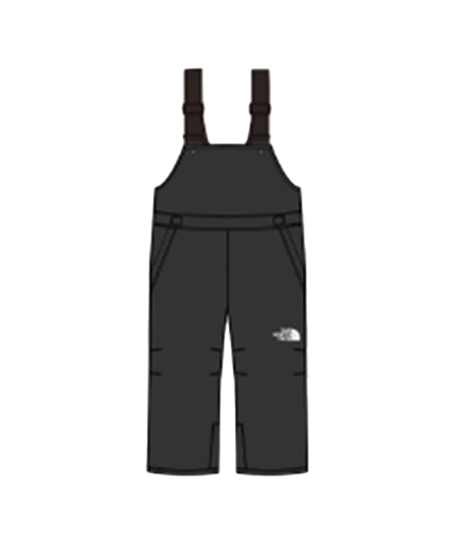【早期購入/店頭受取対象外】THE NORTH FACE ノースフェイス スノーボード ウェア パンツ キッズ Snow Insulation Bib ビブパンツ 25-26モデル MM G24(K-130)