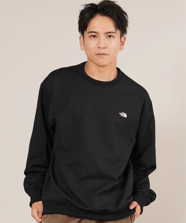 THE NORTH FACE ザ・ノース・フェイス トレーナー スウェット メンズ ワンポイント ロゴ S LOGO HTR SWT CRW NT62532