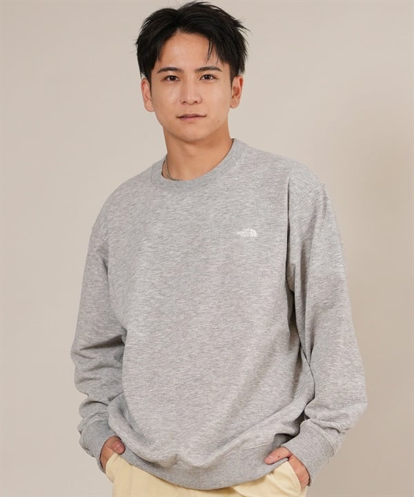 THE NORTH FACE ザ・ノース・フェイス トレーナー スウェット メンズ ワンポイント ロゴ S LOGO HTR SWT CRW NT62532