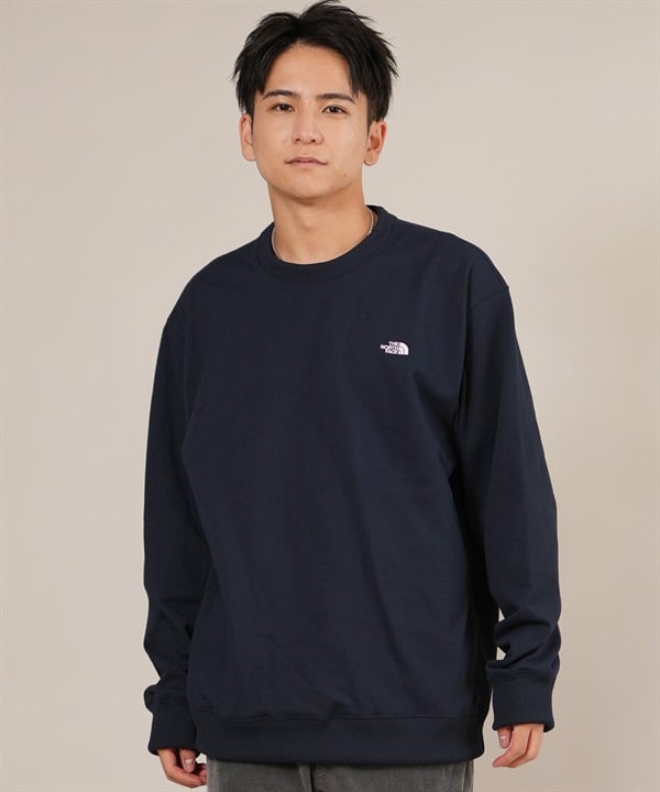 THE NORTH FACE ザ・ノース・フェイス トレーナー スウェット メンズ ワンポイント ロゴ S LOGO HTR SWT CRW NT62532