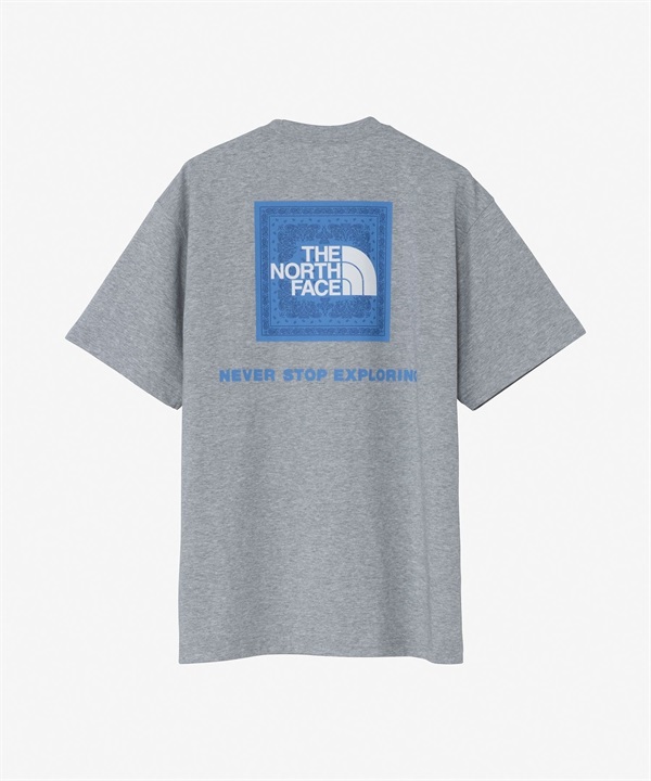 THE NORTH FACE ザ・ノース・フェイス 半袖 Tシャツ メンズ ショートスリーブバンダナスクエアロゴティー NT32446