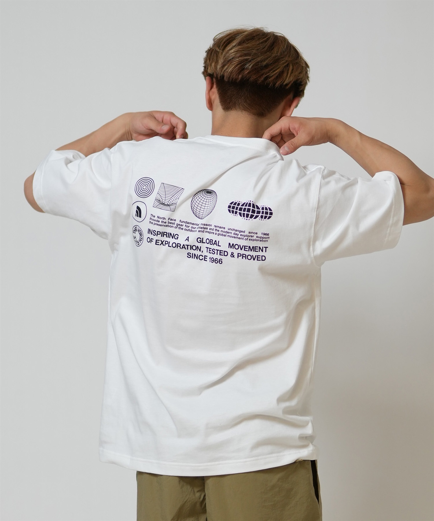 THE NORTH FACE ノースフェイス 半袖 Tシャツ メンズ バックプリント