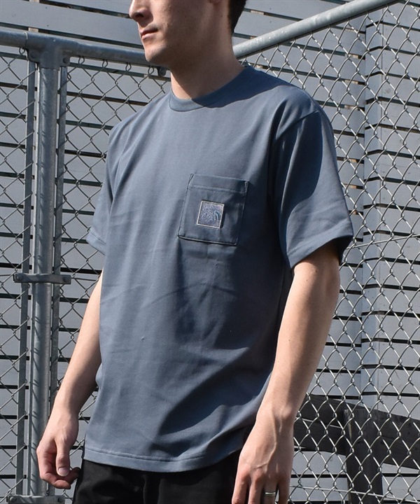 THE NORTH FACE ザ・ノース・フェイス 半袖 Tシャツ メンズ ポケT 速乾 ショートスリーブスクエアロゴポケットティー NT82541