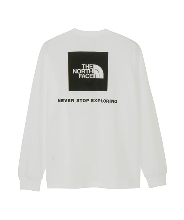 THE NORTH FACE ザ・ノース・フェイス 長袖 Tシャツ ロンT メンズ ロゴ ロングスリーブバックスクエアロゴティー NT32442