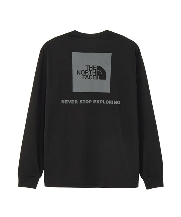 THE NORTH FACE ザ・ノース・フェイス 長袖 Tシャツ ロンT メンズ ロゴ ロングスリーブバックスクエアロゴティー NT32442