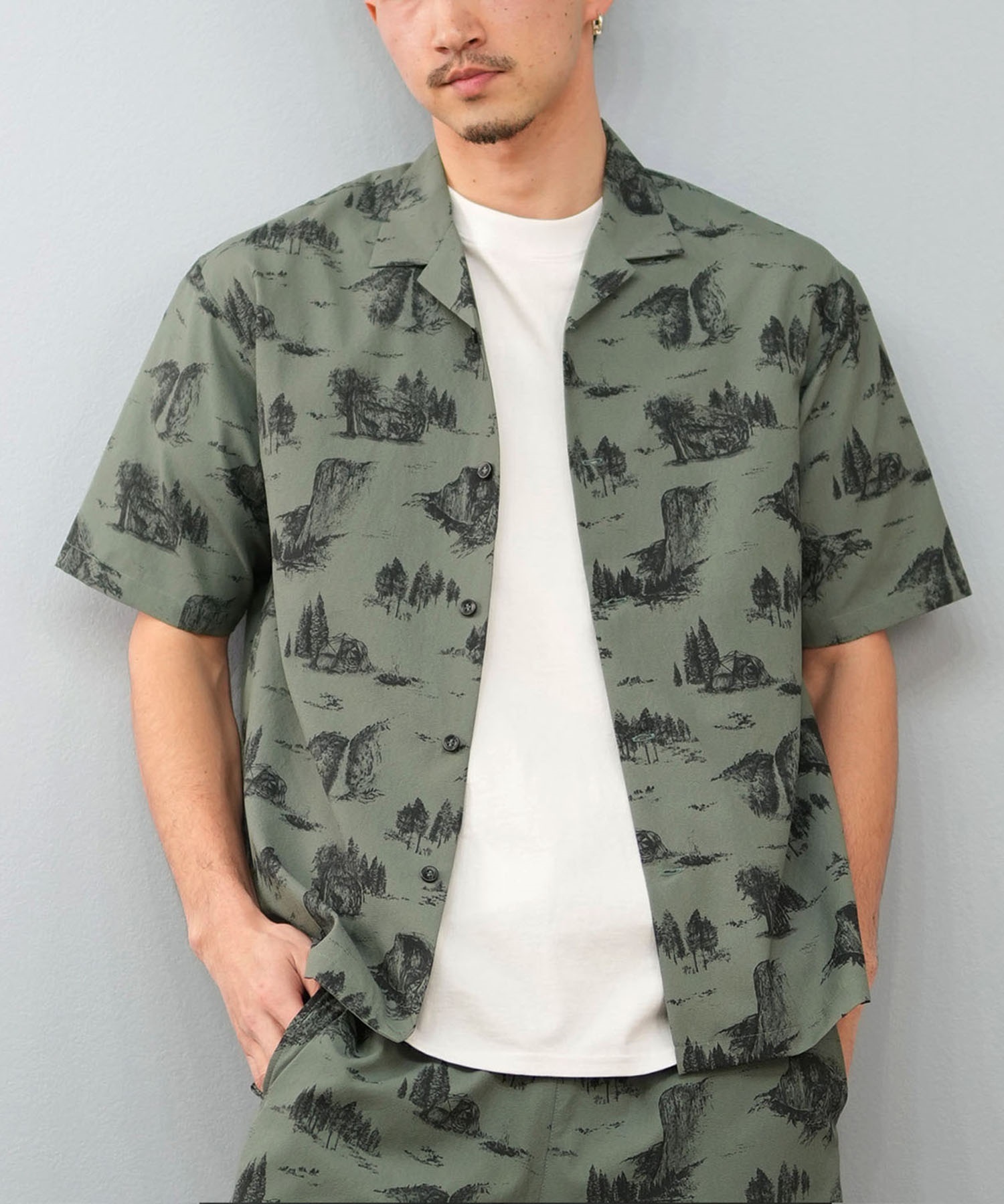 THE NORTH FACE (ザノースフェイス) S/S Aloha Vent Shirt #MEN