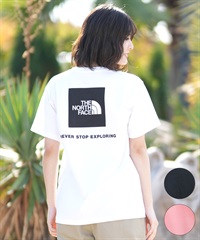 THE NORTH FACE ザ・ノース・フェイス 半袖 Tシャツ レディース バックプリント ショートスリーブバックスクエアロゴティー NTW32447(W2-S)