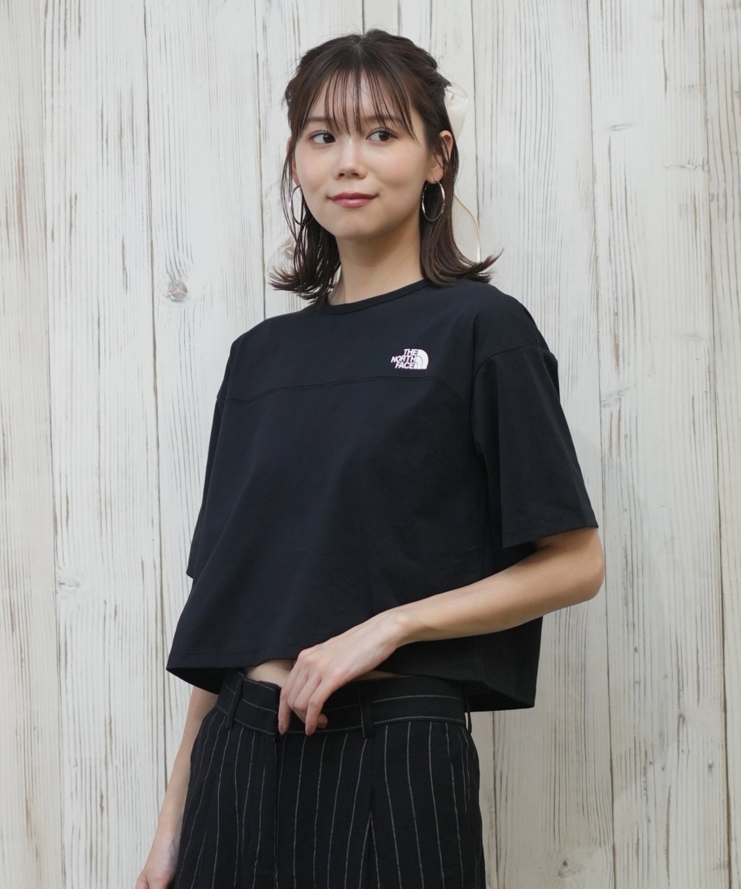 超美品 THE レディース Tシャツ 半袖 ザ・ノース・フェイス FACE NORTH トップス