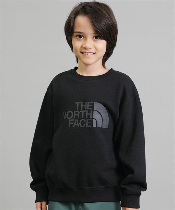 THE NORTH FACE ザ・ノース・フェイス トレーナー スウェット キッズ ジュニア 子供 シンプル ロゴ SWEAT GRAPHIC CR NTJ62561