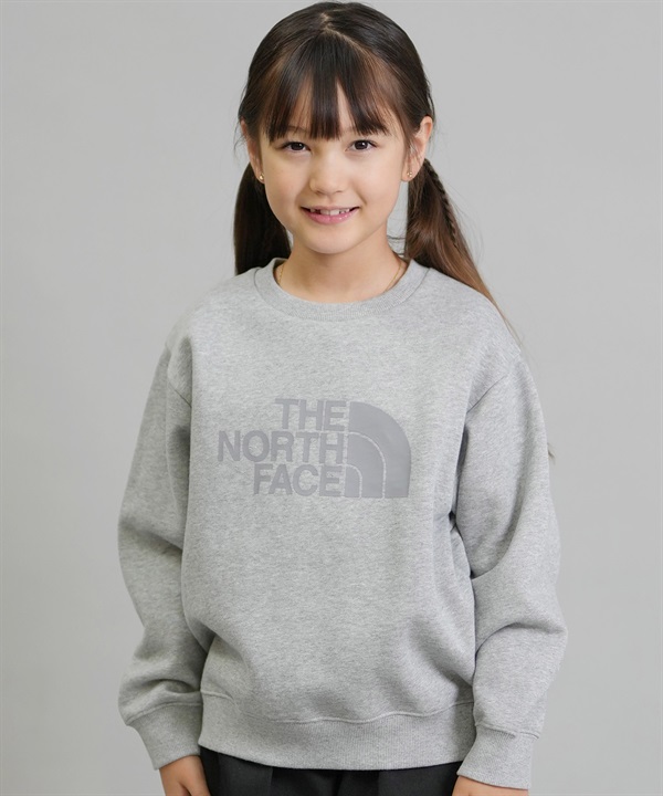 THE NORTH FACE ザ・ノース・フェイス トレーナー スウェット キッズ ジュニア 子供 シンプル ロゴ SWEAT GRAPHIC CR NTJ62561