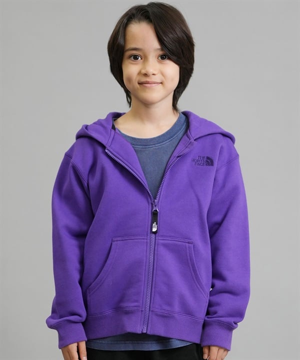 THE NORTH FACE ザ・ノース・フェイス ジップアップ パーカー キッズ ジュニア 子供 シンプル ロゴ REARVIEW FZIP HD NTJ62560