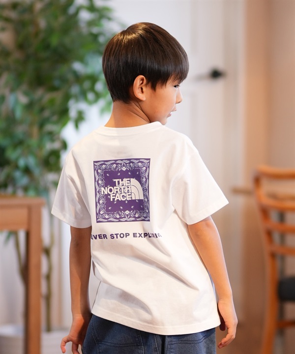 THE NORTH FACE ザ・ノース・フェイス キッズ 半袖 Tシャツ バックプリント UVカット NTJ32546