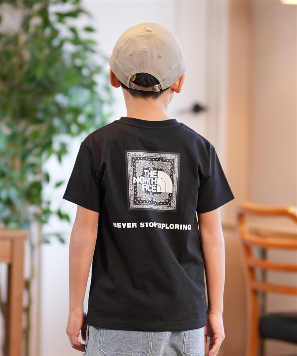 THE NORTH FACE ザ・ノース・フェイス キッズ 半袖 Tシャツ バックプリント UVカット NTJ32546