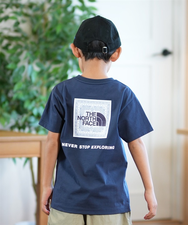 THE NORTH FACE ザ・ノース・フェイス キッズ 半袖 Tシャツ バックプリント UVカット NTJ32546