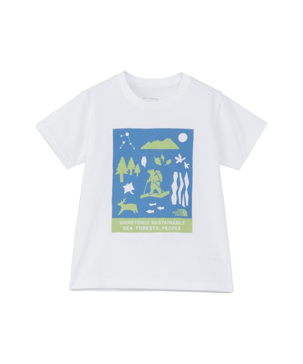 THE NORTH FACE ザ・ノース・フェイス キッズ 半袖 Tシャツ 知床トコさん T S S SHIRETOKO T NTT32534ST