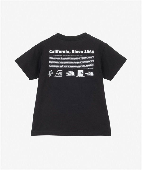 THE NORTH FACE ザ・ノース・フェイス Tシャツ キッズ 半袖 UVカット トドラーショートスリーブヒストリカルロゴティー NTT32556