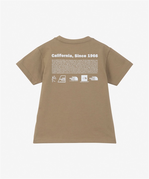 THE NORTH FACE ザ・ノース・フェイス Tシャツ キッズ 半袖 UVカット トドラーショートスリーブヒストリカルロゴティー NTT32556