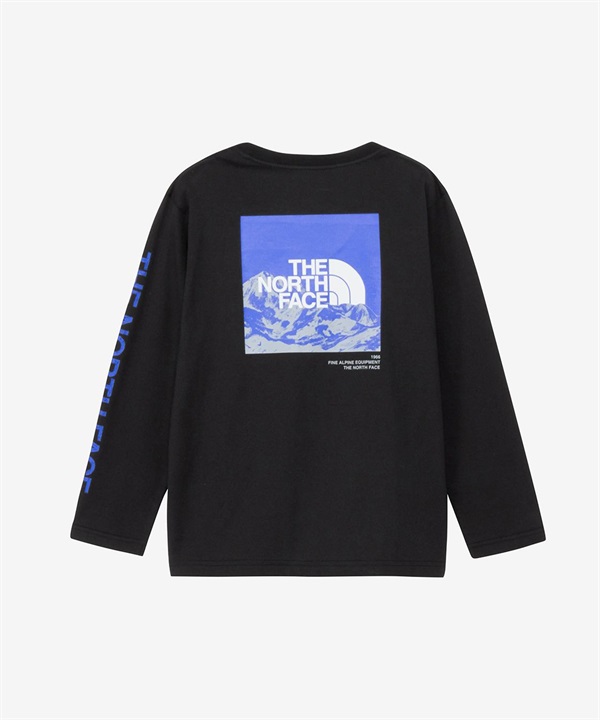 THE NORTH FACE ザ・ノース・フェイス Tシャツ キッズ 長袖 ロンT バックプリント ロングスリーブスリーブグラフィックティー NTJ32537