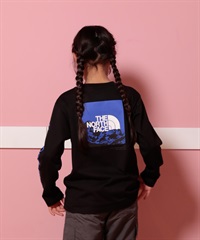 THE NORTH FACE ザ・ノース・フェイス Tシャツ キッズ 長袖 ロンT バックプリント ロングスリーブスリーブグラフィックティー NTJ32537