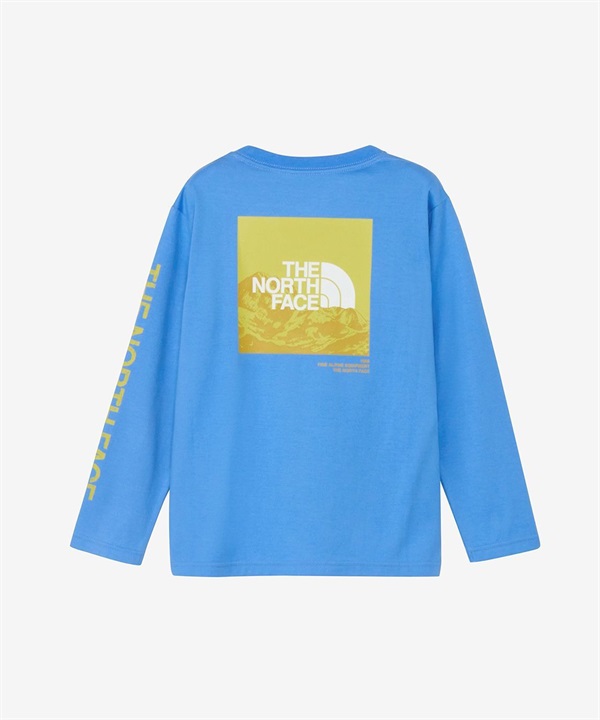 THE NORTH FACE ザ・ノース・フェイス Tシャツ キッズ 長袖 ロンT バックプリント ロングスリーブスリーブグラフィックティー NTJ32537