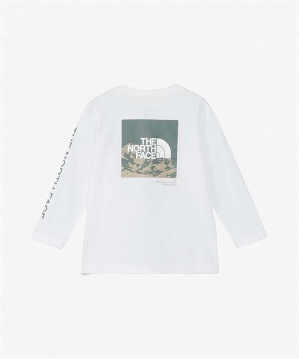 THE NORTH FACE ザ・ノース・フェイス Tシャツ キッズ 長袖 ロンT バックプリント トドラーロングスリーブスリーブグラフィックティー NTT32537