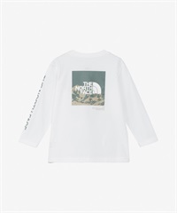 THE NORTH FACE ザ・ノース・フェイス Tシャツ キッズ 長袖 ロンT バックプリント トドラーロングスリーブスリーブグラフィックティー NTT32537