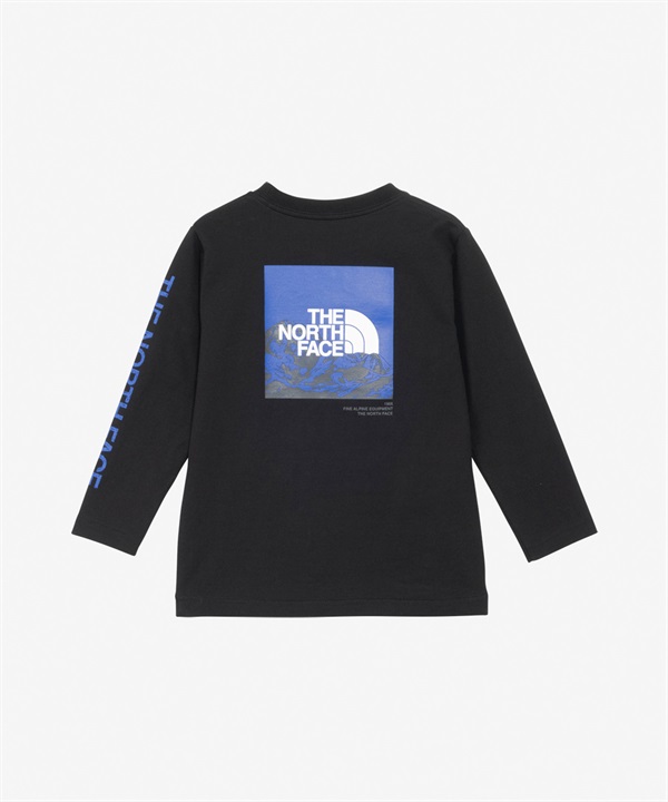 THE NORTH FACE ザ・ノース・フェイス Tシャツ キッズ 長袖 ロンT バックプリント トドラーロングスリーブスリーブグラフィックティー NTT32537